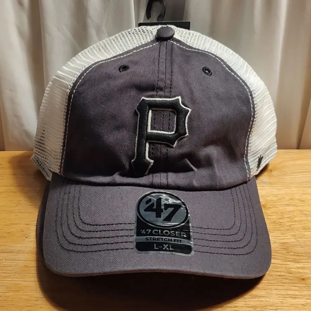 47 Brand Pittsburgh Pirates L/XL Stretchfit Hat - New